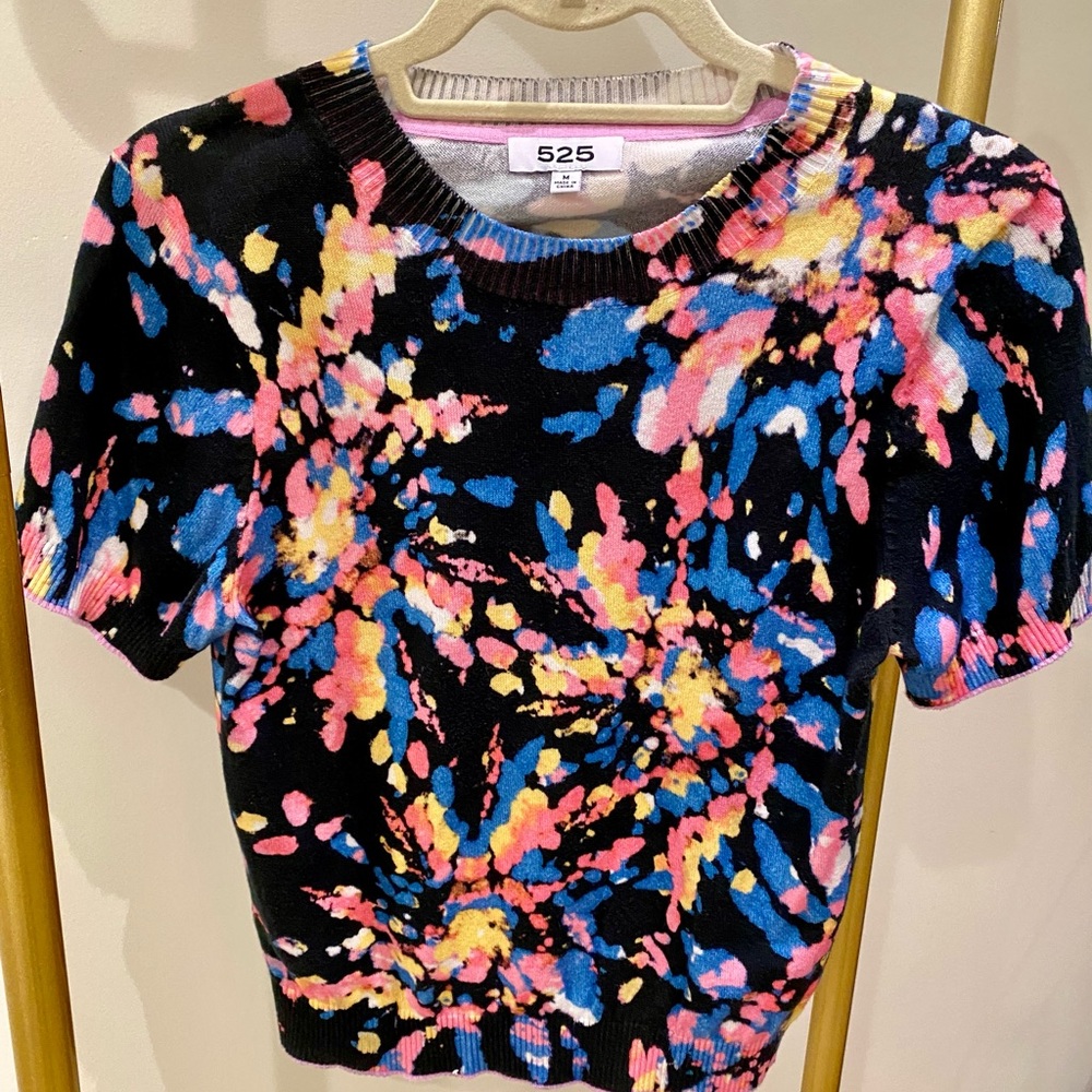 525 america splatter sweater